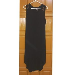 Xhilaration Black Hi Low Large Casual Dress